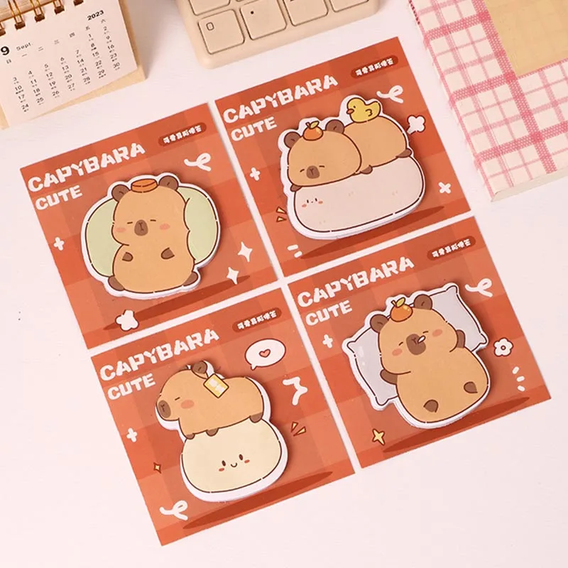 36 stks/partij Creatieve Capybara Memo Pad Leuke Dieren Notitie Briefpapier Kladblok Planner Sticker Postkantoor School Supply