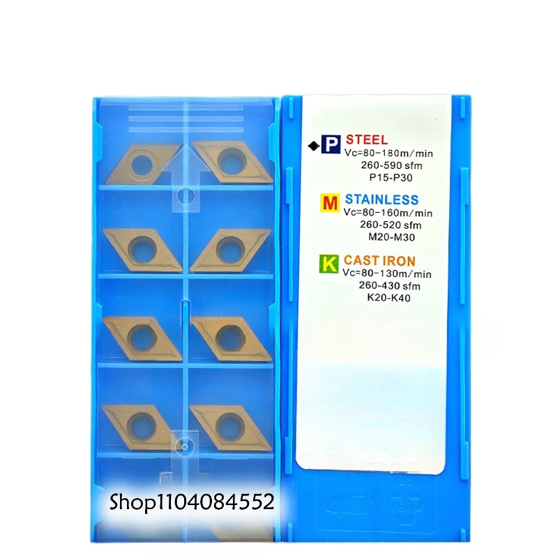 Original Genuine CNC Turning Inserts DCMT11T304 11T308 LF6018 LF6118 LF9018 LF9218 LF3018 DCMT11T308 DCMT 11T304 Carbide Inserts