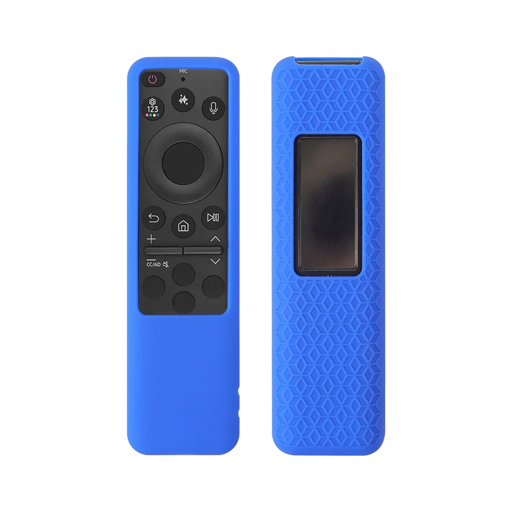 Silicone Remote Control Protective Case For Samsung BN59-01480A With Full Coverage Shockproof Design And Fluorescent Glow