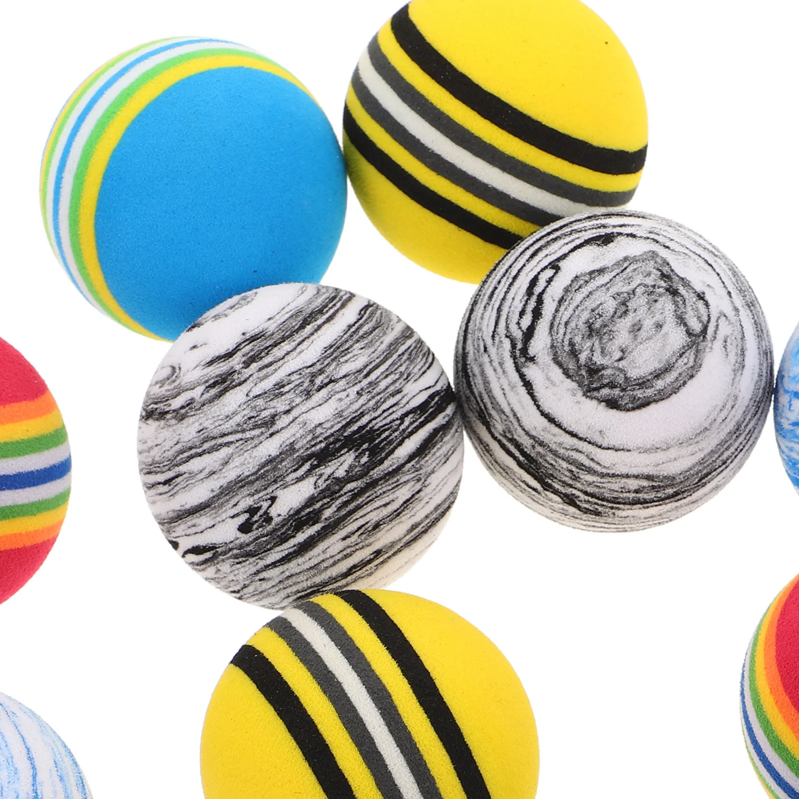 12 قطعة من كرات ممارسة الجولف إيفا ناعمة وخفيفة الوزن للتدريب في الفناء الخلفي للمبتدئين كرة تدريب داخلية #2