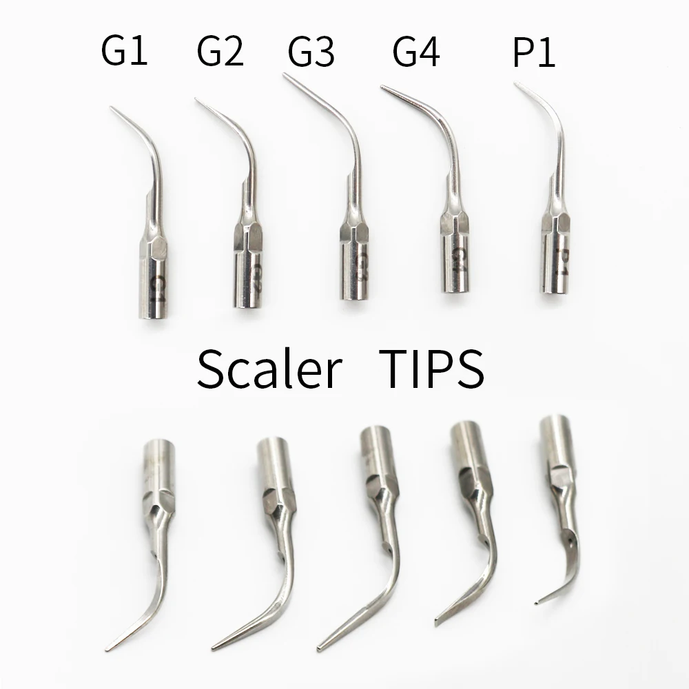 

5PCS/pack Dental G1 G2 G3 G4 P1 Ultrasonic Scaler Scaling Tips Orthodontic tool