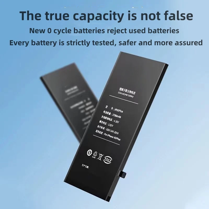 For Apple X/6S/11/XS/12PRO/8p/7p/XsM/xR For iPhone Rechargeable Battery Capacity Battery Cell
