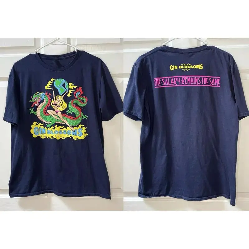 تي شيرت Gin Blossoms The Salary يبقى نفس البحرية للبالغين #1