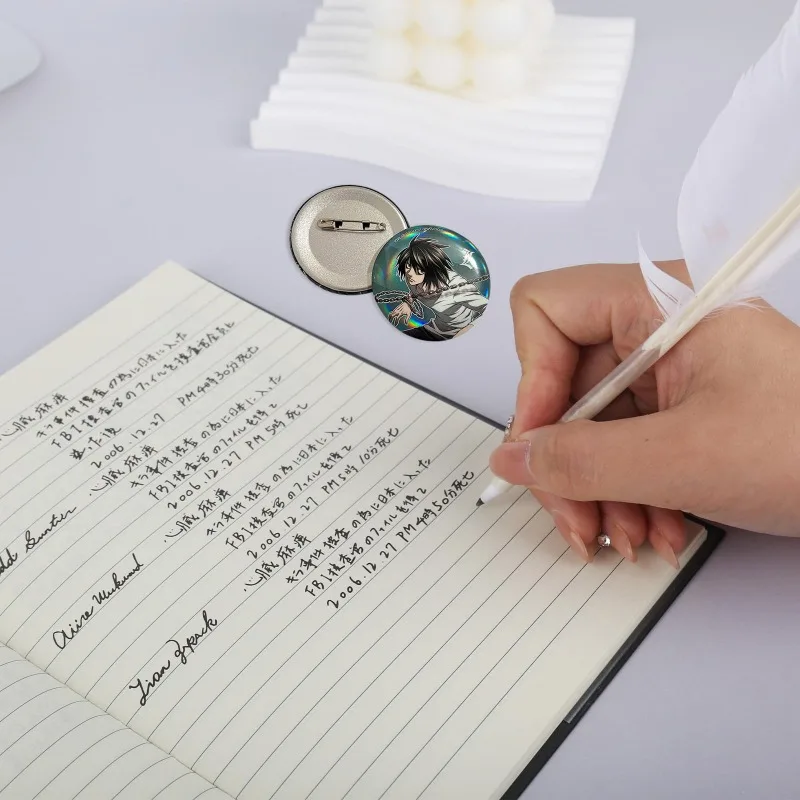 Death Note Notebook with Feather Pen,Fashion Anime Theme Death Note Cosplay Notebook