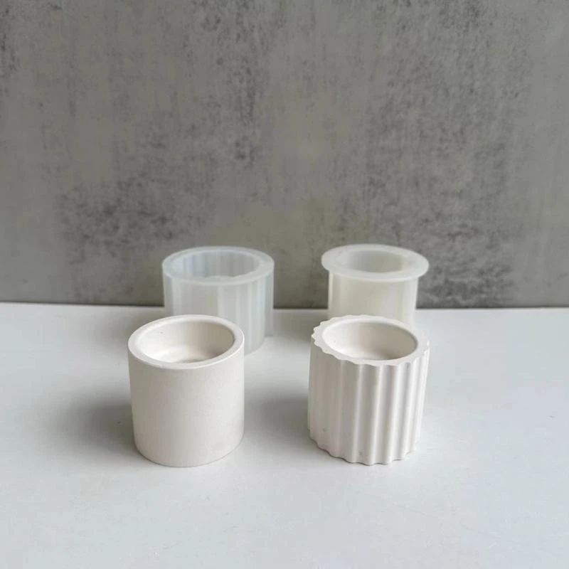 حامل شموع بمرآة مستديرة مصنوعة يدويًا، كوب شمع الشاي لحفل المباركة