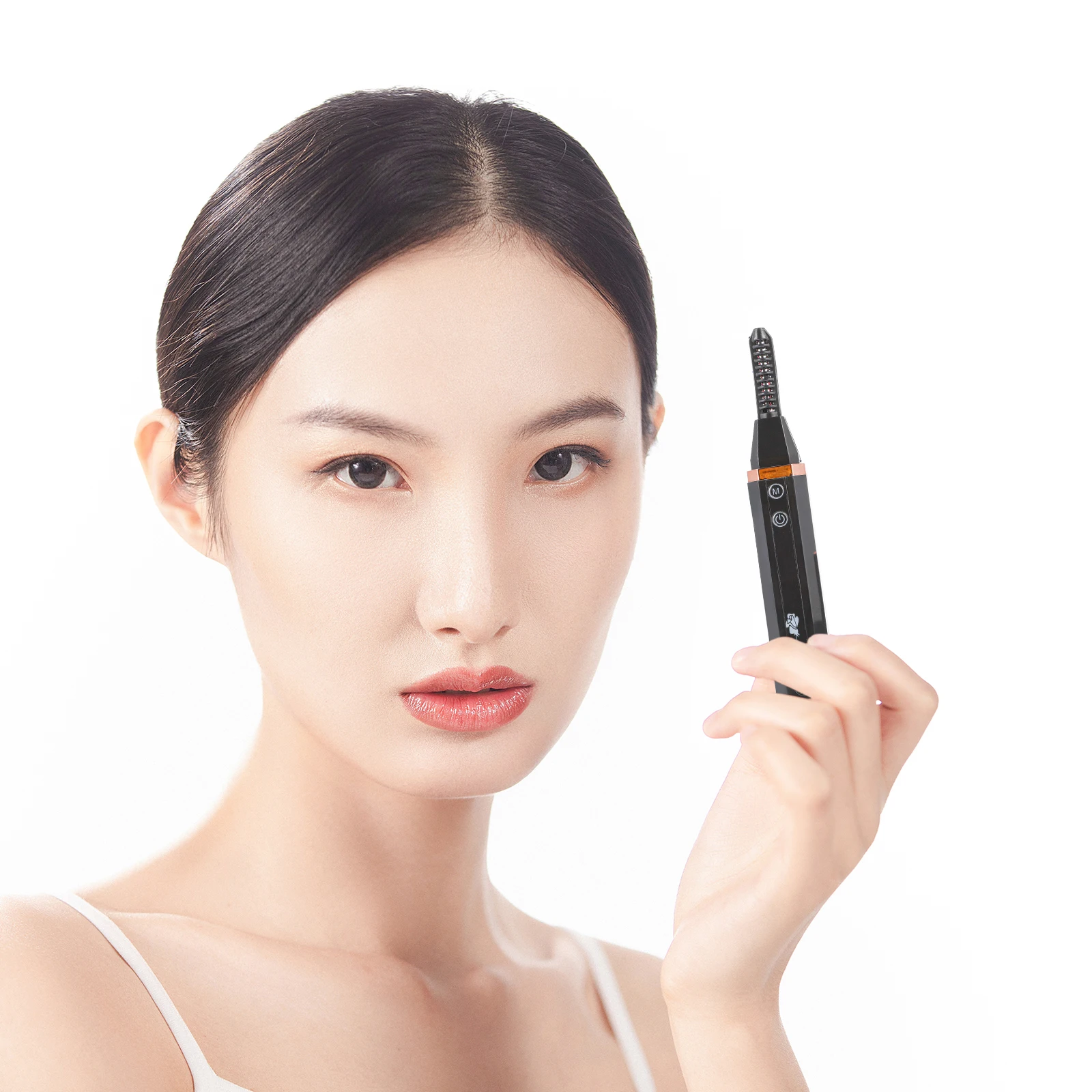 

Electric Eyelash Curler Heated Abs USB Charging Durable Makeup Tool Long Lasting Shape Uniform Temperature Friendly
