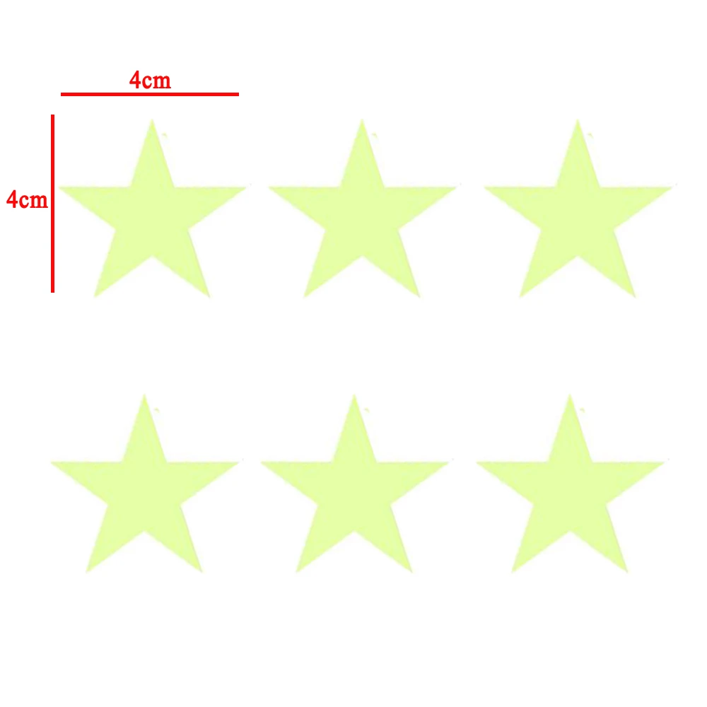 Glow in the Dark Stars Stickers For Room Wall Decals