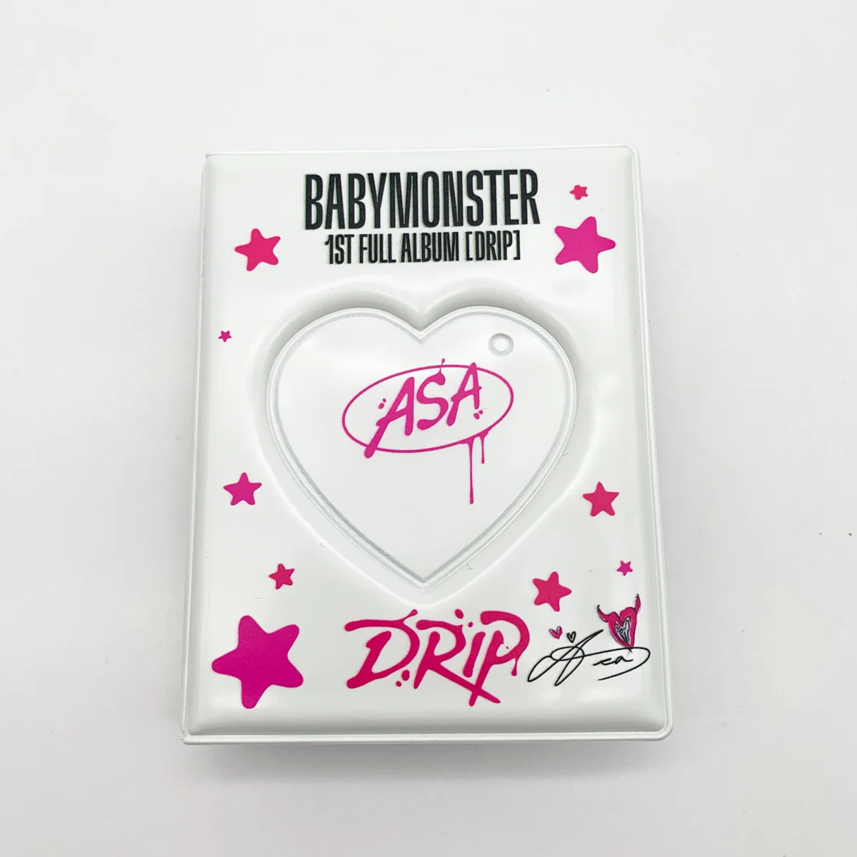 Babymonster การ์ด Binders หยดอัลบั้ม Ahyeon ASA Ruka Chiquita Photocards Collective การ์ดหนังสือ Rora Rami Pharita แฟนของขวัญ