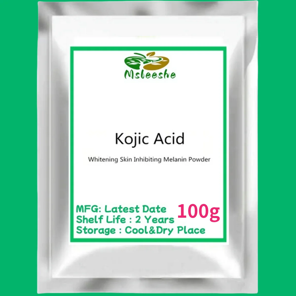 Hot sale Kojic Acid Powder Whitening Skin Cosmetic Raw Material Inhibiting Melanin Reduce Spots and Acne