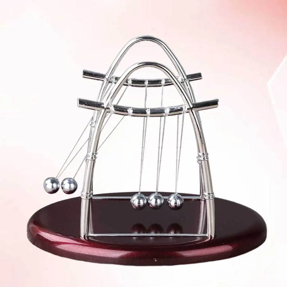 Newton'S Cradle Ball Large Size Desk For Kids Science Experiment Educational For Home Office Decoration