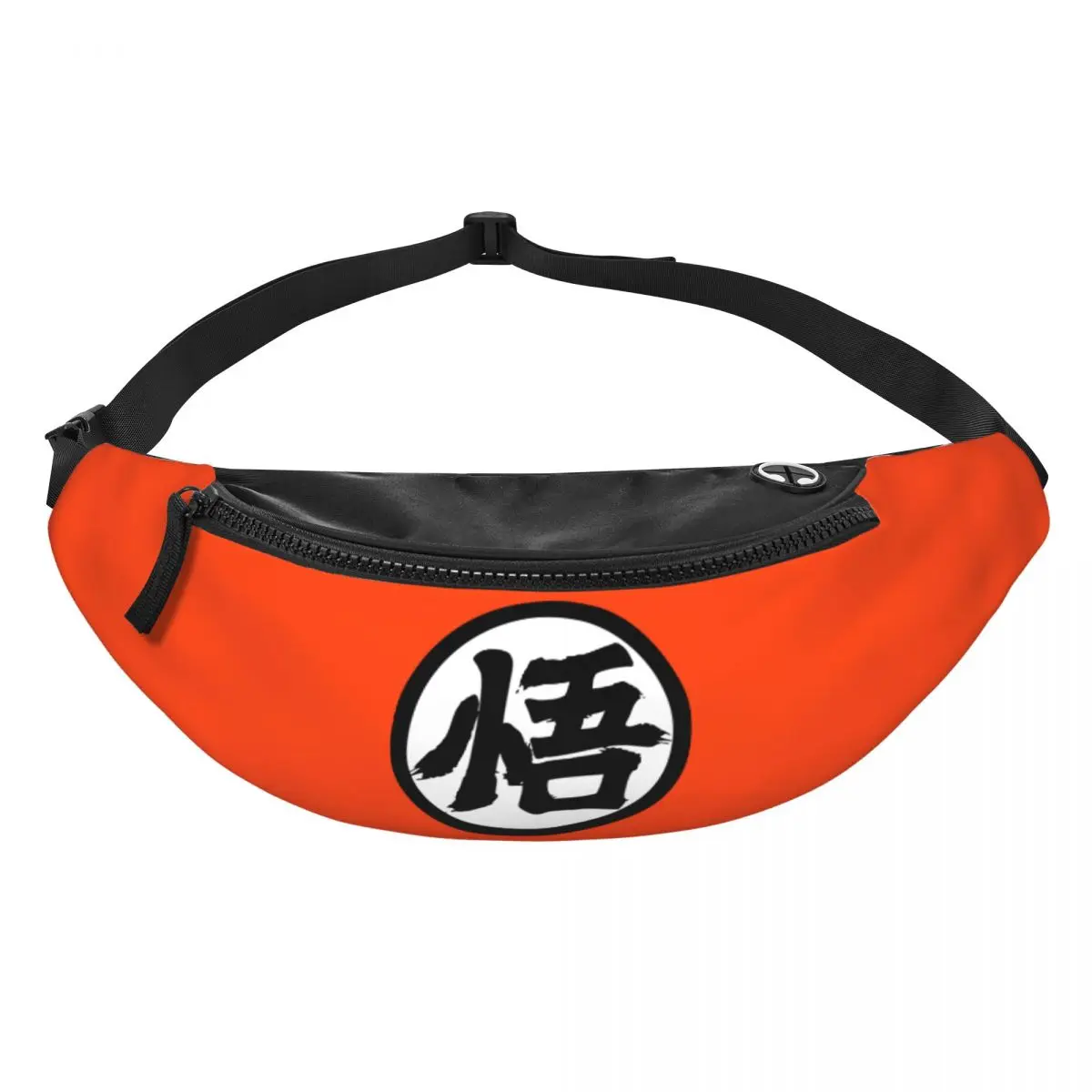 

Custom Novelty G-Gokues Cartoons Fanny Pack Men Women Super Saiyan Crossbody Waist Bag for Traveling Phone Money Pouch