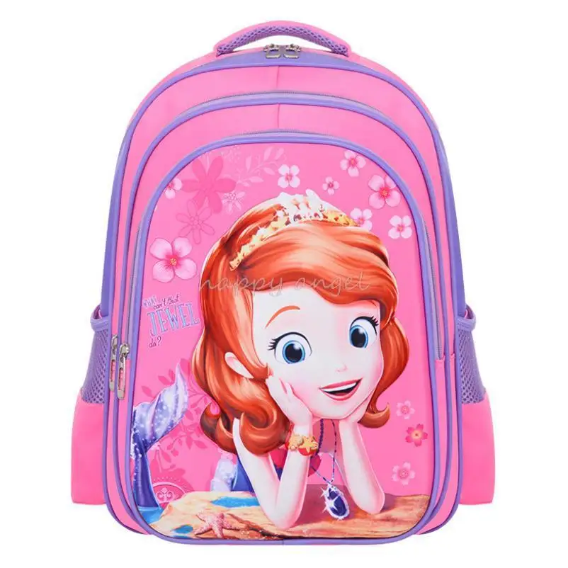 Disney Lightning McQueen Cartoon 3D Car School Bags Boys Primary School Backpack Kids Kindergarten Schoolbags Mochila Infantil