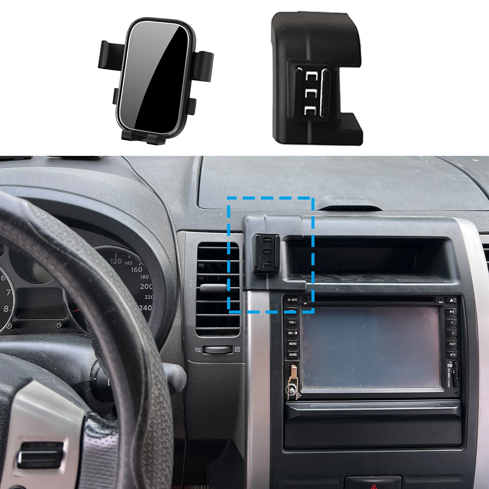 

Stand Auto Accessories GPS Bracket Navigation Car Mobile Phone Holder for Nissan X-TRAIL T31 2008 2009 2010 2011 2012
