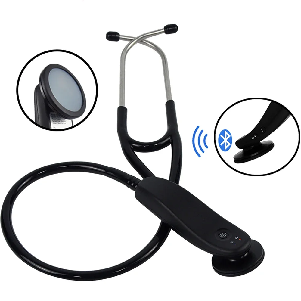 Portable Bluetooth Wireless Intelligent Doctor Medical Dual Single Head Electronic Digital Stethosco Wholesale Professional