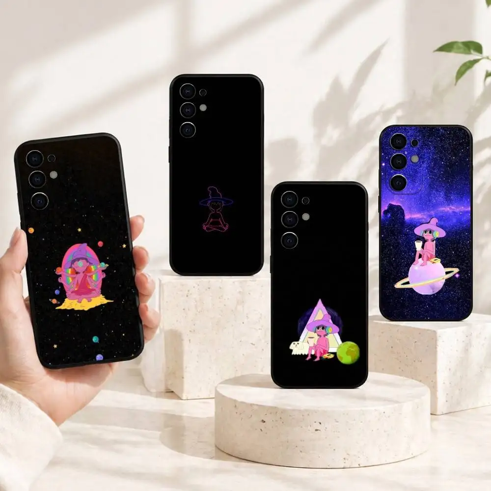 Cartoon The Midnight Gospel Phone Case For Samsung S25,S24,S21,S22,S23,S30,Ultra,S20,Plus,Fe,Soft Silicone Black Cover