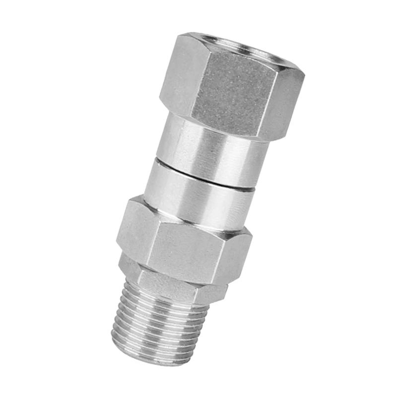 

1 Piece High Pressure Washer Swivel Joint 3/8 Inch Pressure Washer Hose Fittings 360 Degree Rotation Connector