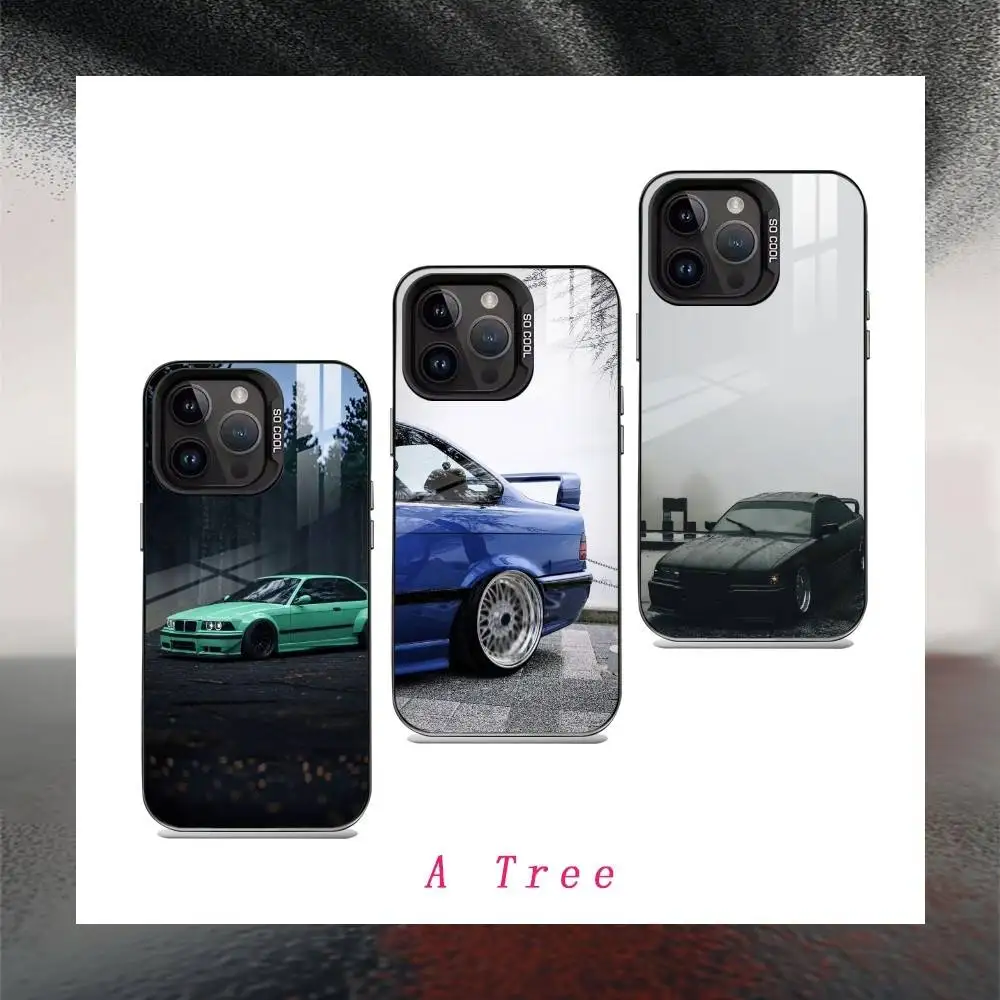 

Cool Sports C-Car E-e-36 Phone Case For IPhone 16 17 15 14 12 13 Pro Max Black Color Shockproof Cover
