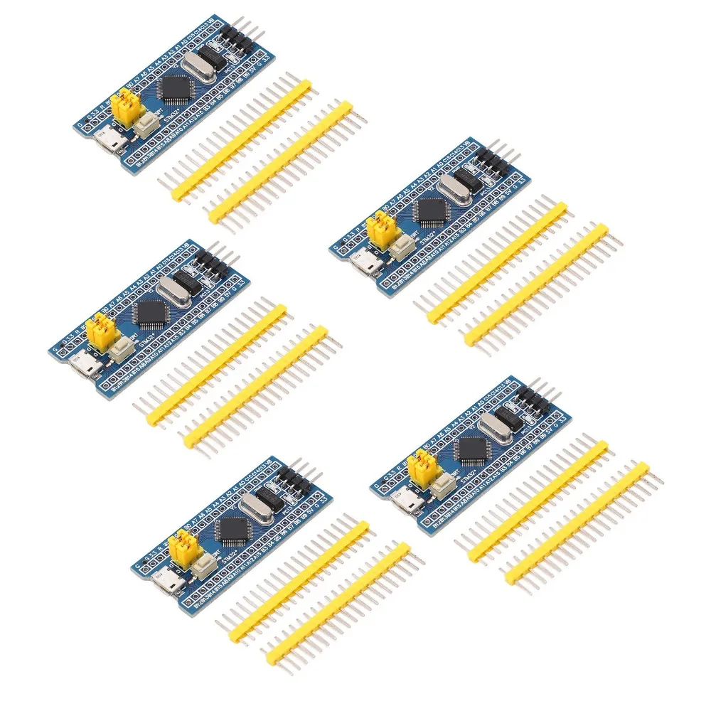 

5PCS STM32F103C8T6 Core Board Module ARM 32-bit MCU Micro USB Port System Board Module SWD Minimum System Board