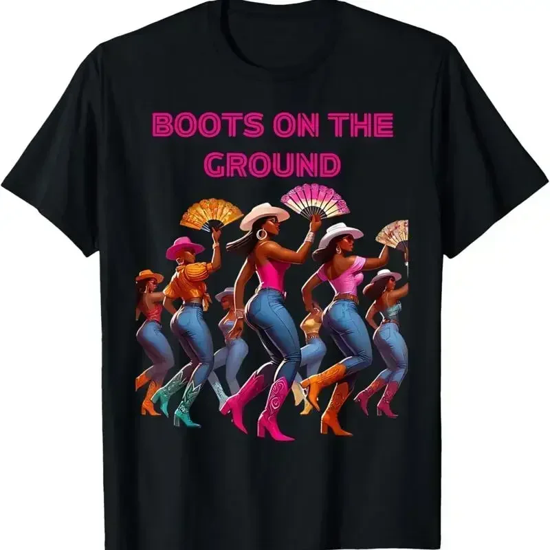 Funny Cowgirl Boots Bling Women Cute Love Country Life T Shirt
