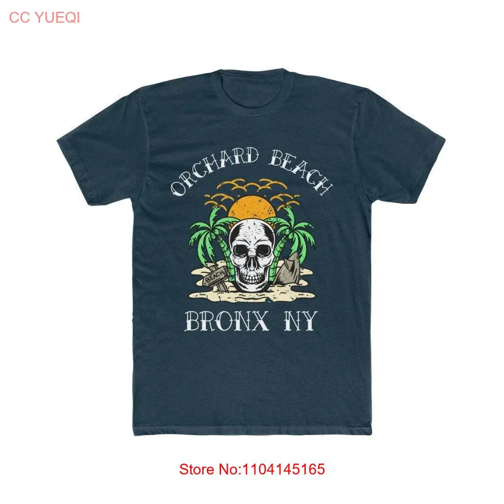

Orchard Beach Bronx NY Men's Cotton Crew T Shirt long or short sleeves