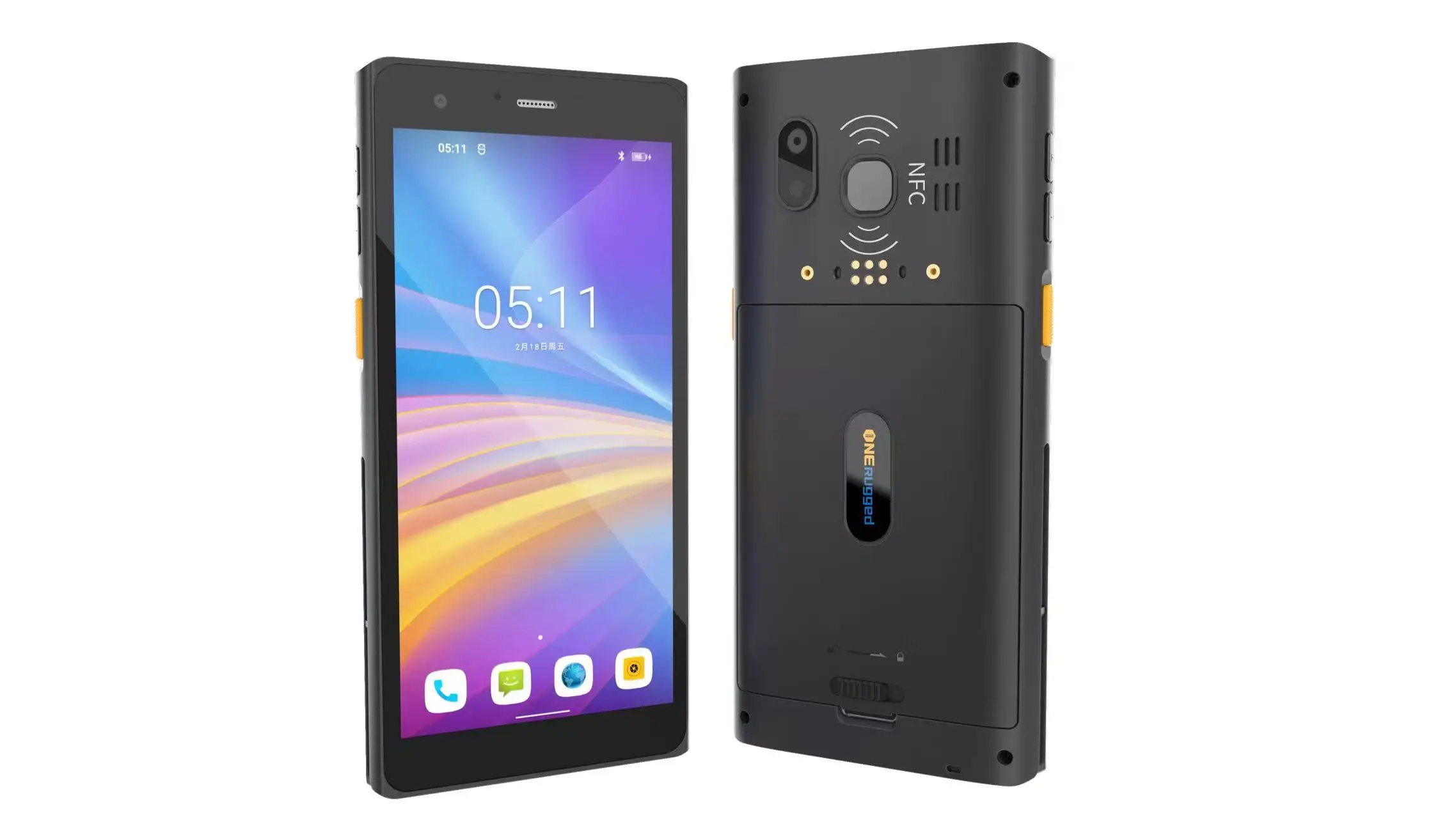 PDA Rugged RFID Handheld Android 12 OS 4G Barcode Scanner IP65 Waterproof Shockproof 5G/WiFi 5.99'' Screen in Stock