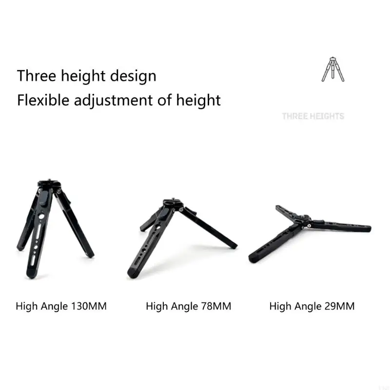 Y4QF Portable Cellphone Tripod for Camera Phone Phone Holder Action Camera Adapter Stable Grip Portable Recording Accessories