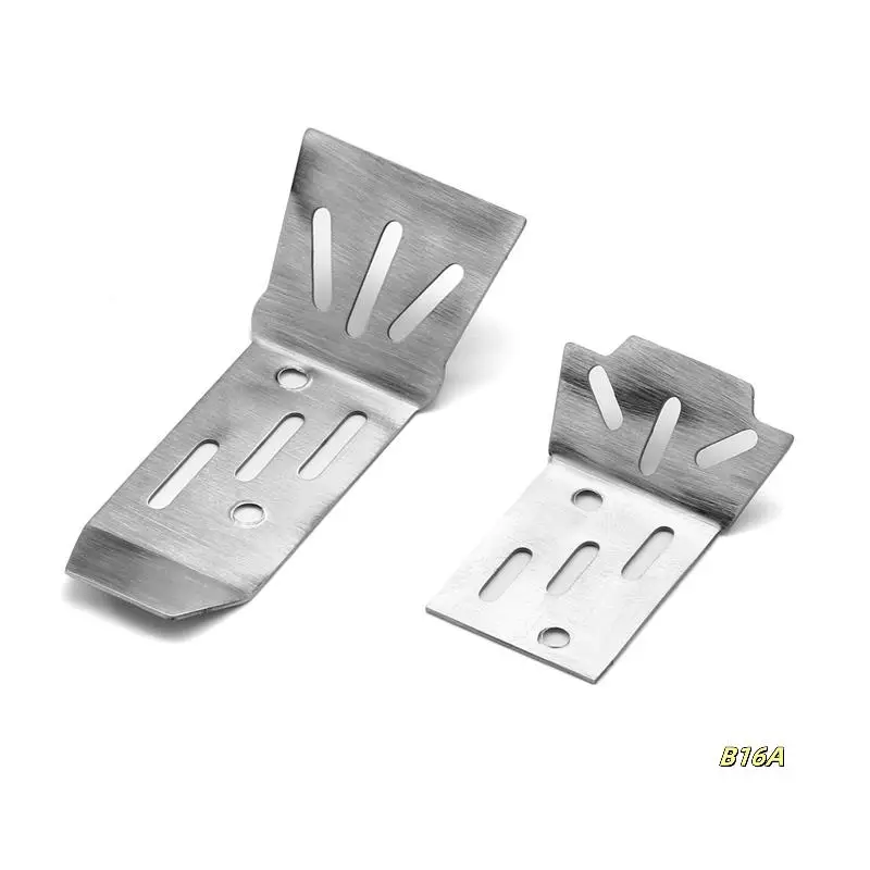 

2X Racing Stainless Steel Chassis Guard Skid Plate Guard Upgrades Parts Accessories For Arrma 1/18 Granite Grom