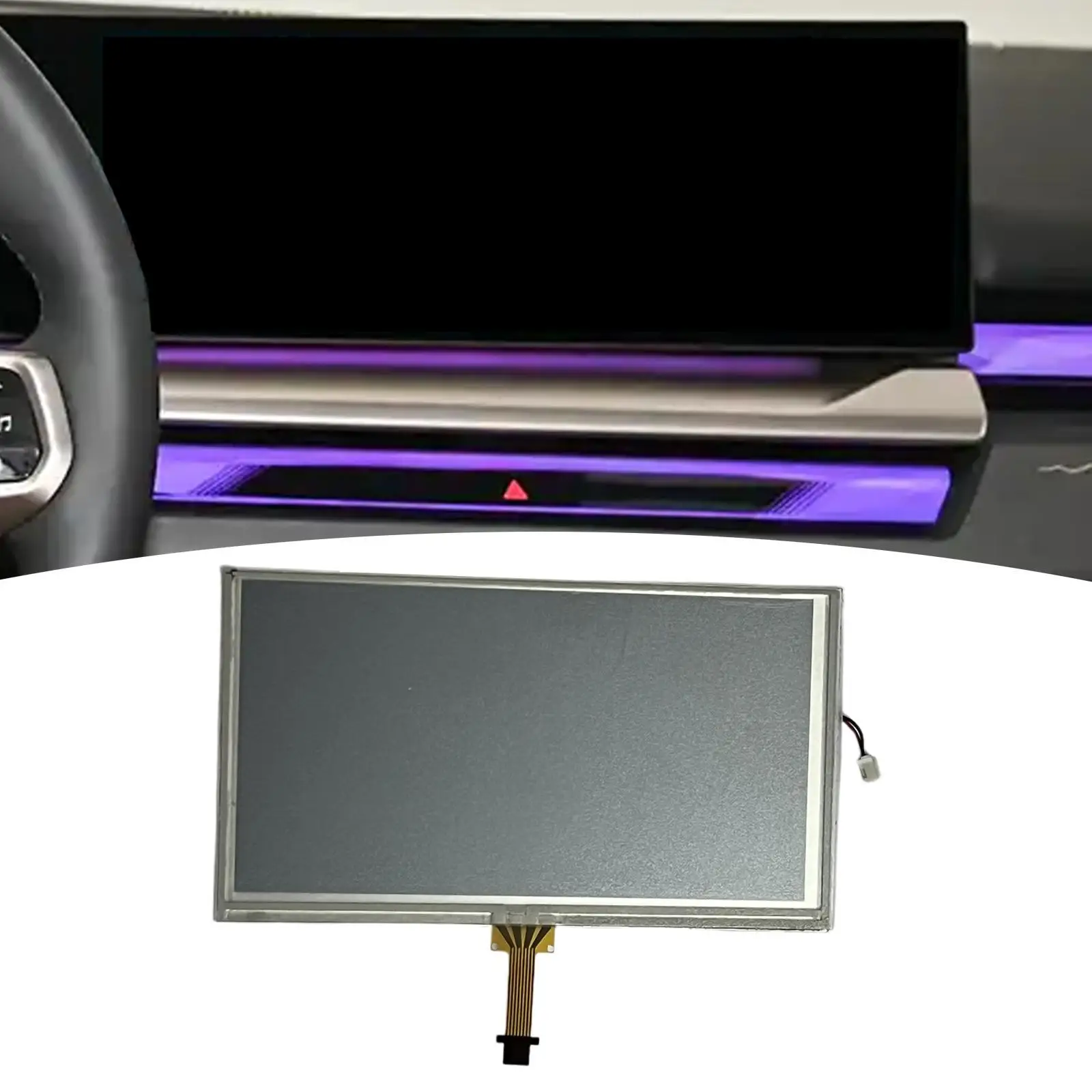 

6.1'' LCD Display Screen C061vtn01 C061vtn01.0 Replacement Navigation Compact LCD Display Panel Sturdy Automotive Accessories
