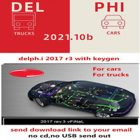 2023 Newest Del-phis 2021.10b with keygen Software DS 150e delphi 2017 r3 Codings OBD2 Diagnostics Software Compatible Bluetooth