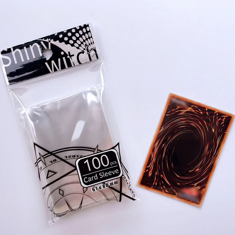 3Packs Transparent Clear Card Sleeves 100PCS/Pack 61x88mm 65x90mm Sizes Available Game Cards Collection Storaging Protectors ZYF