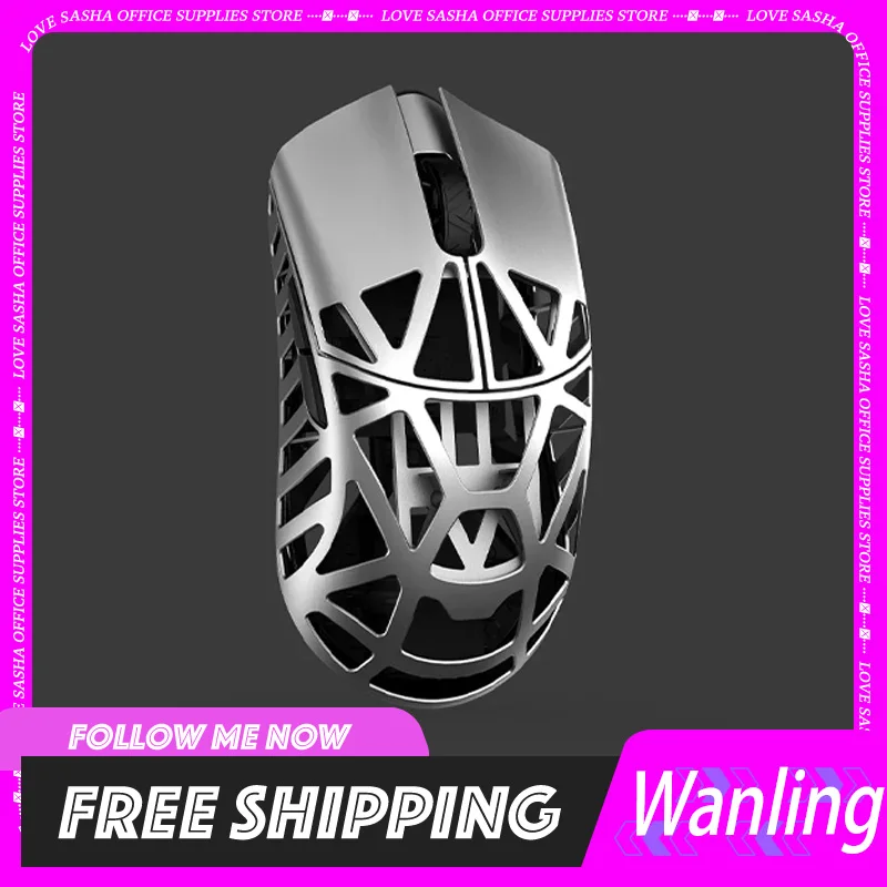 

Wlmouse Wanling Beastx Mouse Magnesium Dual Mode Alloy Wireless Mouse Lightweight Paw3395 Pc Accessories Gamer Esports Gifts