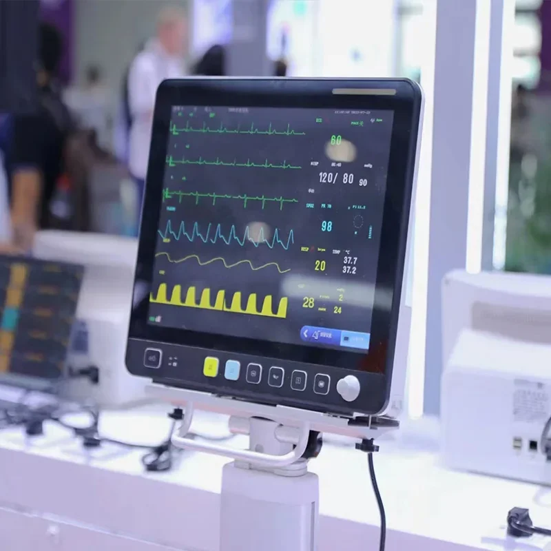 Dier Huisdier Ziekenhuis Monitoring Werkstation Veterinair Multi-parameter Multifunctioneel Tweekanaals IBP ECG VM14PRO