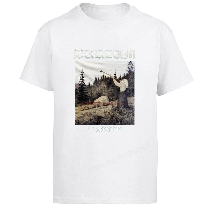 Burzum Filosofem Harajuku Graphic T Shirts Cotton Short Sleeve T Shirt Summer New Shirts And T-Shirts Mens Print T Shirt