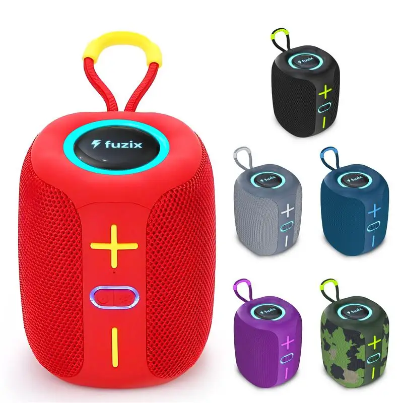 Bluetooth Speaker: High-power 360 °   Stereo, LED, TWS, FM/SD/USB. Durable, ideal for camping/back to school!