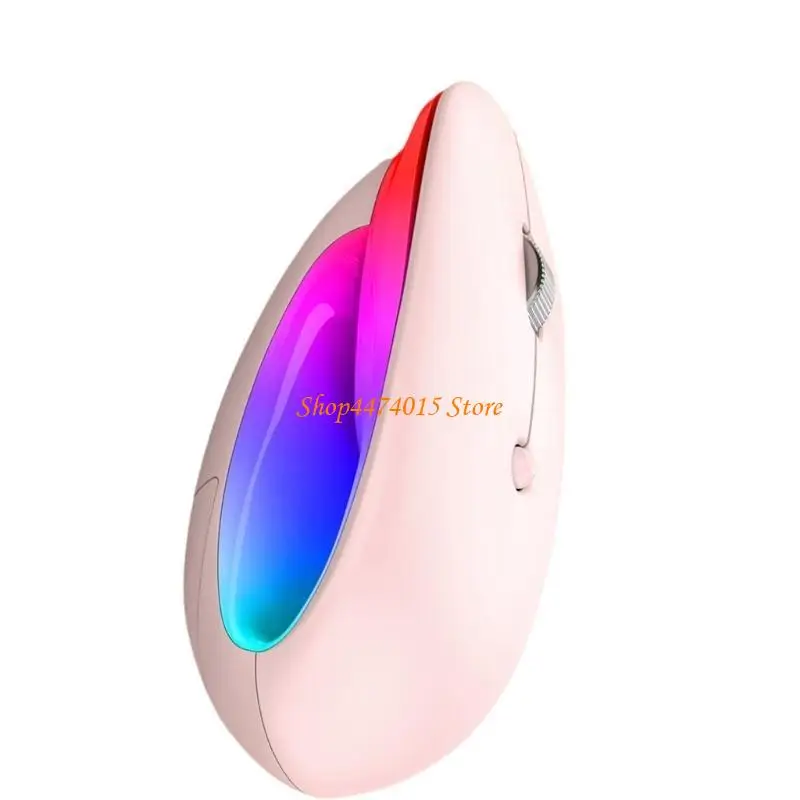 K1AA Wireless Maus 2,4 GHz 5.1 2400DPI Einstellen wiederaufladbare LED -optische Maus mit Ruhe für Büro und Spiele