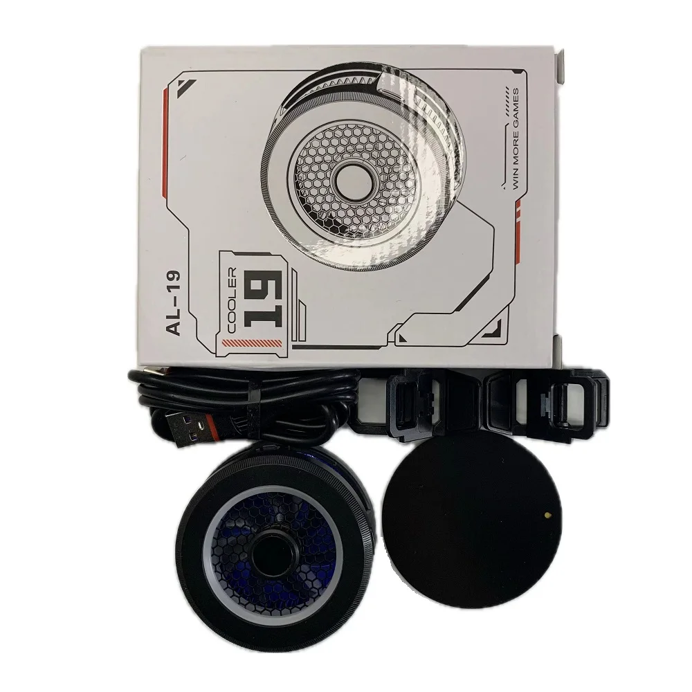 冷却ファンAL19-Fast携帯電話用,2 in 1ラジエーター,磁気バッククリップ,冷却ヒートシンク,iOS用,Android Pubg,高速冷却