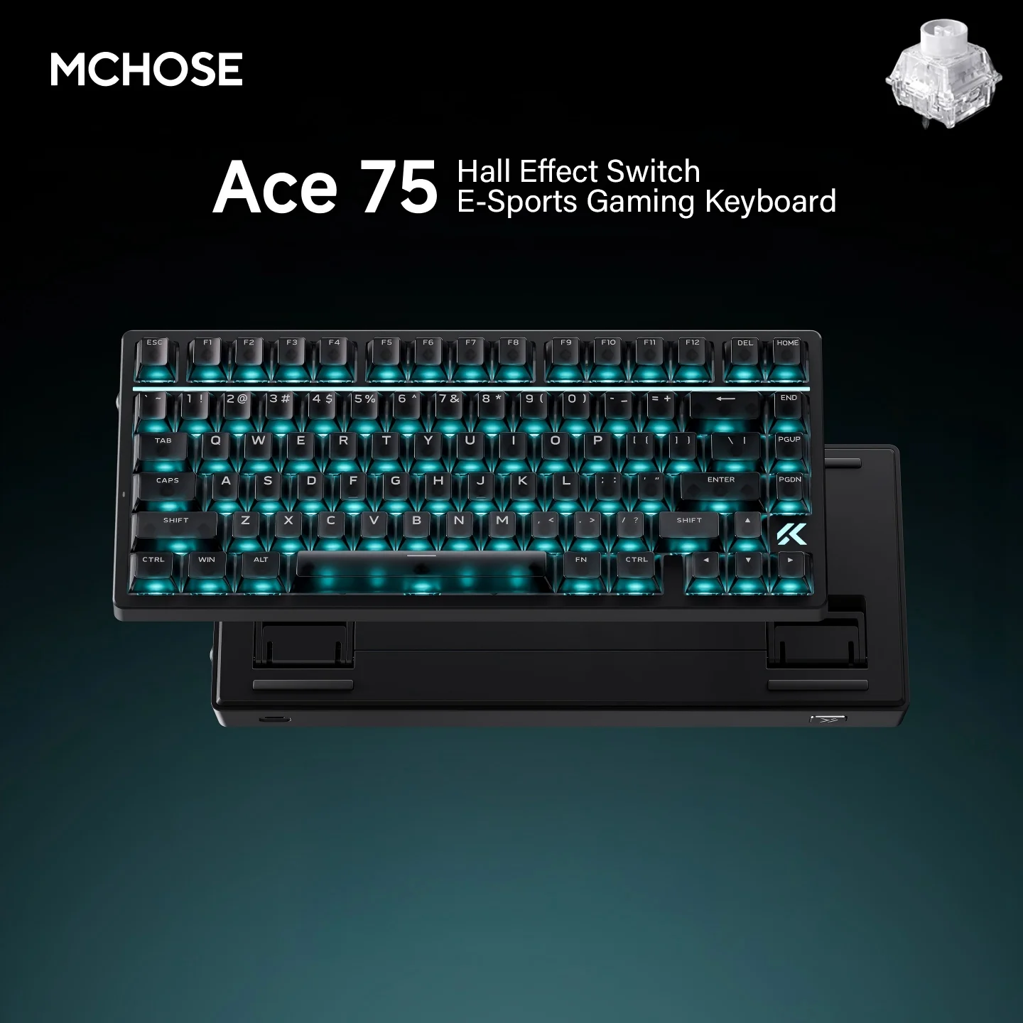 MCHOSE Ace75 Magnetic Switch Mechanical Gaming Keyboard 75 Percent