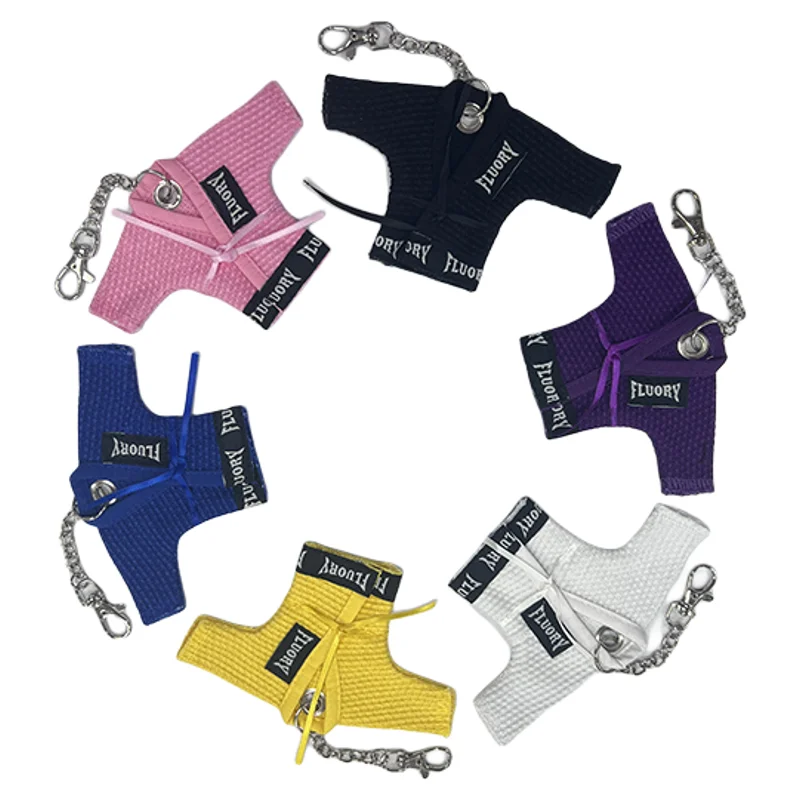 Llavero de Judo Fluory Fire Wall, Accesorio Decorativo para Gi de Judo, Adorno Colgante para Fanáticos de las Artes Marciales