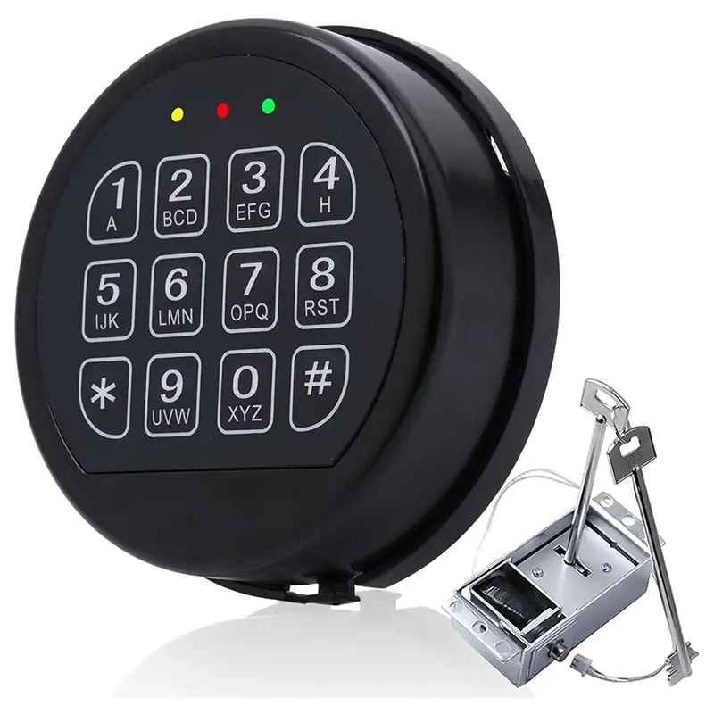 A98Z Replacement Lock Black Safe Keypad Electronic Lock For Home, Commercial And Industrial