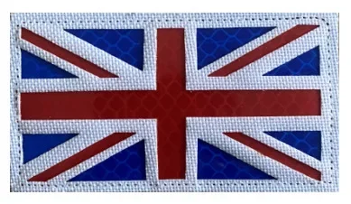 Infrared Reflective Union Jack Tactical Patch Camo British Flag IR Magic Stickers UK Veteran Morale Badge Switzerland Flag Patch