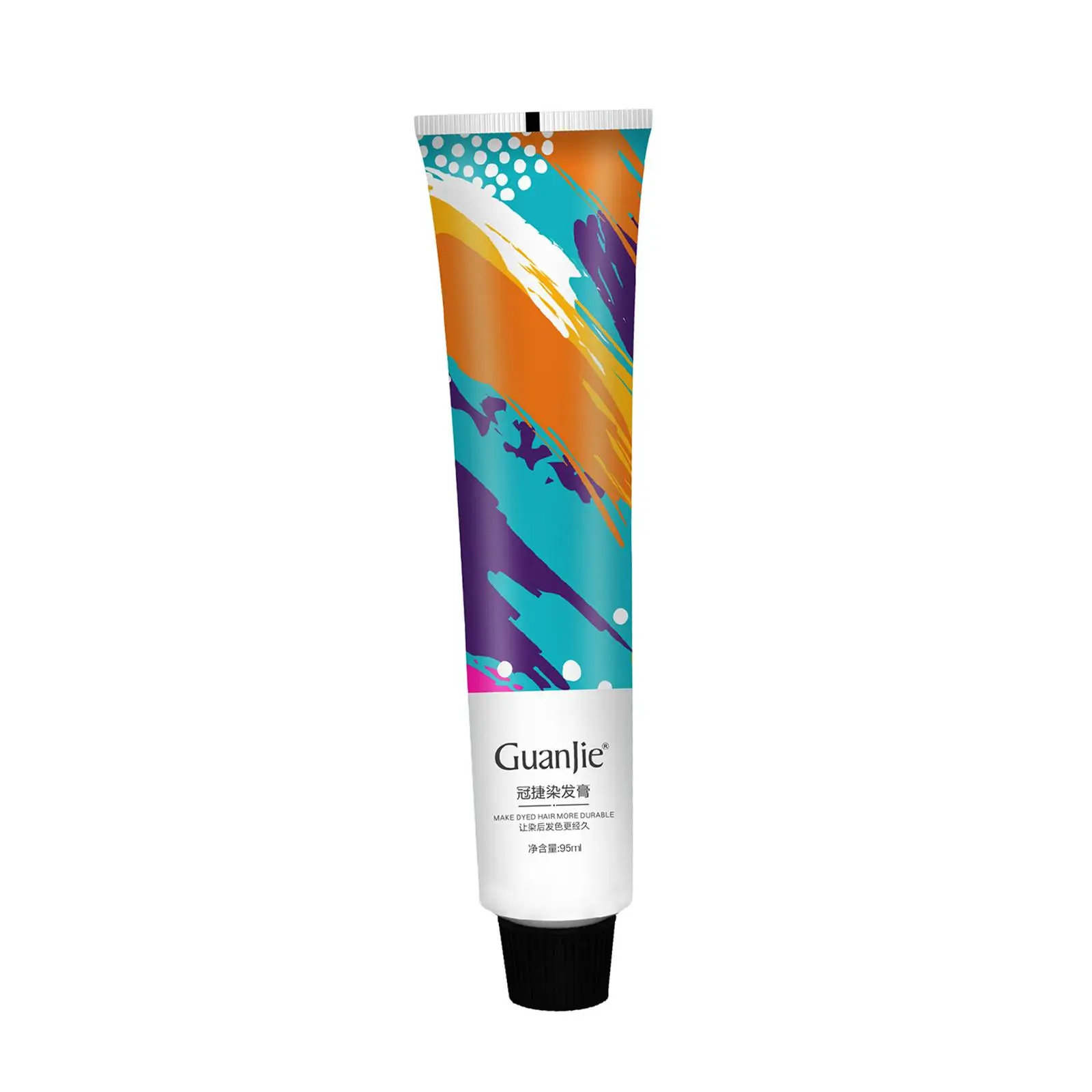 

95ml Hair Dye Balm Unisex Adults Natural Ingredients Stylish Mild Formula Permanent Gray Brown for Club Daily Use Date Salon DIY