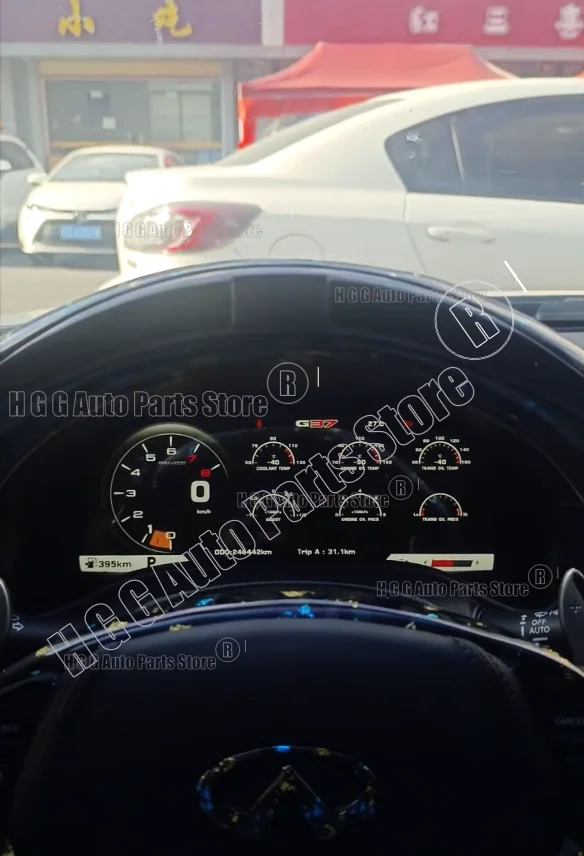 

Для Infiniti G25 G35 G37 SQ60 2007-2013: Полный ЖК-дисплей приборной панели, цифровая приборная панель, виртуальный кокпит, обновление с высоким разрешением