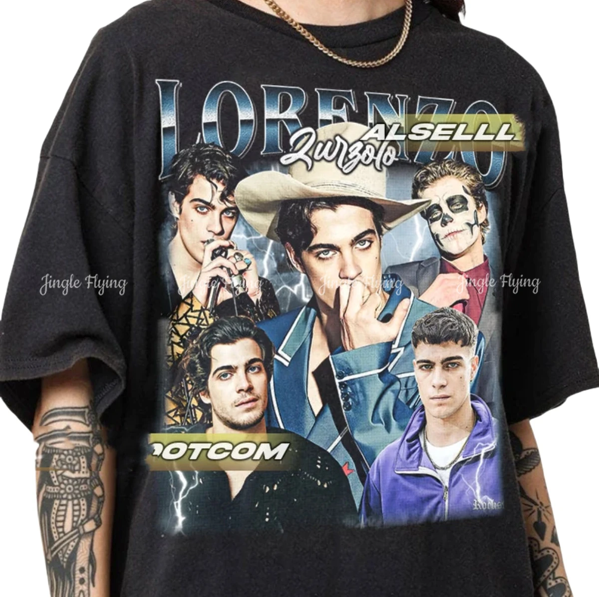 Limited Lorenzo Zurzolo Vintage Shirt Printable Design Tribute Aesthetic Crewneck Sweatshirt Trendy Tee