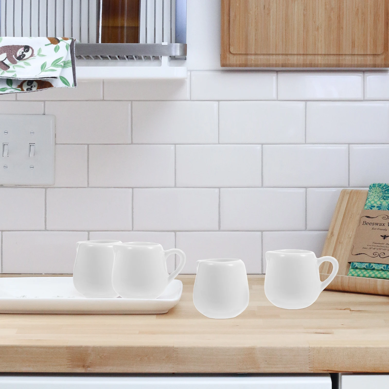 

6 шт. чашки-гирлянды, превосходный керамический материал, средней емкости, элегантный внешний вид, идеально подходит для решения для хранения кофе, чая, соуса