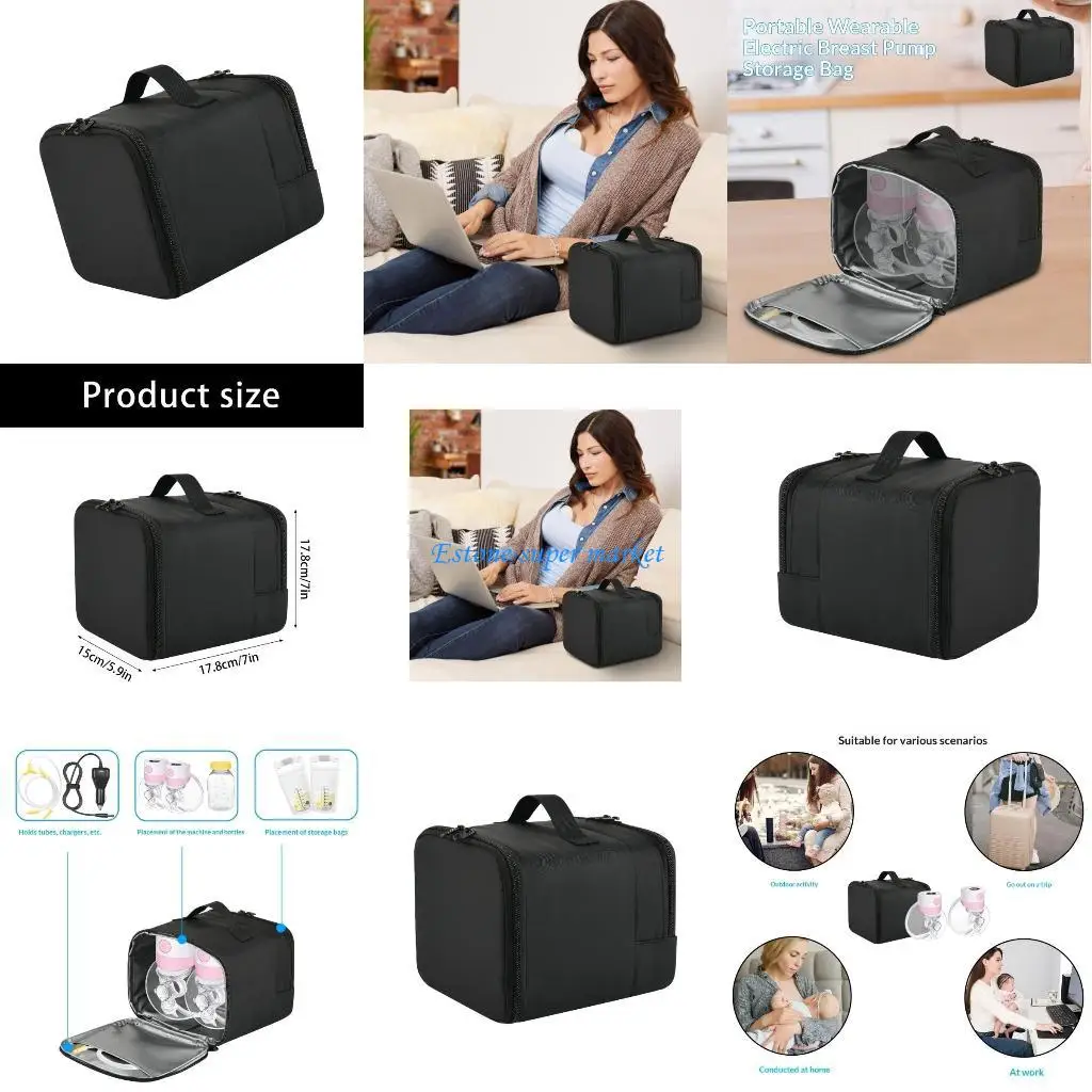 

090B Wearable Breast Case Bag For Compartmentalized Organization And Part
