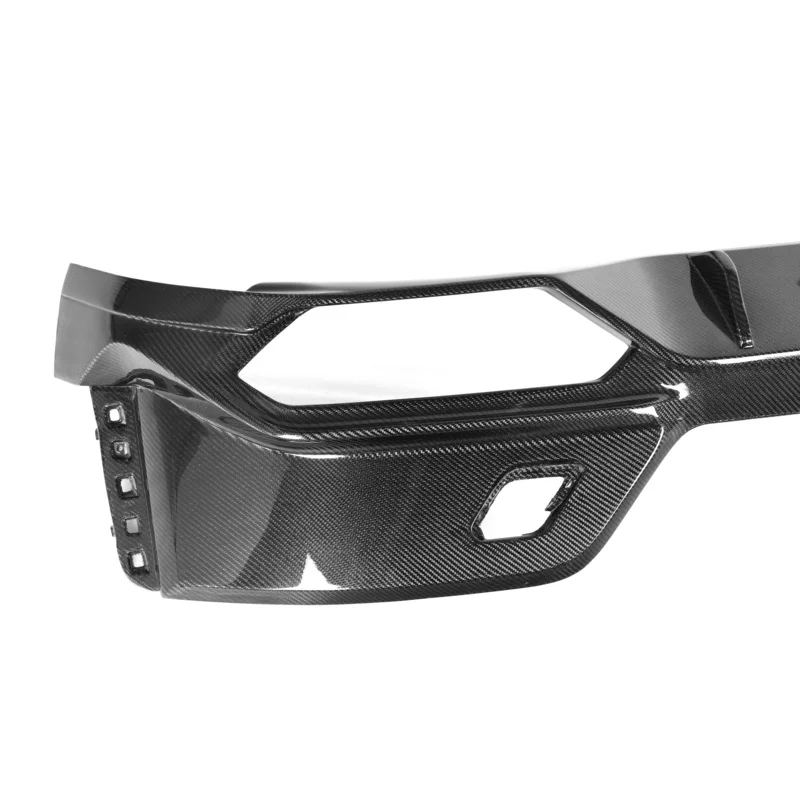 For BMW G70 7 Series 2023+ 760 Style Carbon Fiber Rear Bumper Diffuser 3PCS Set