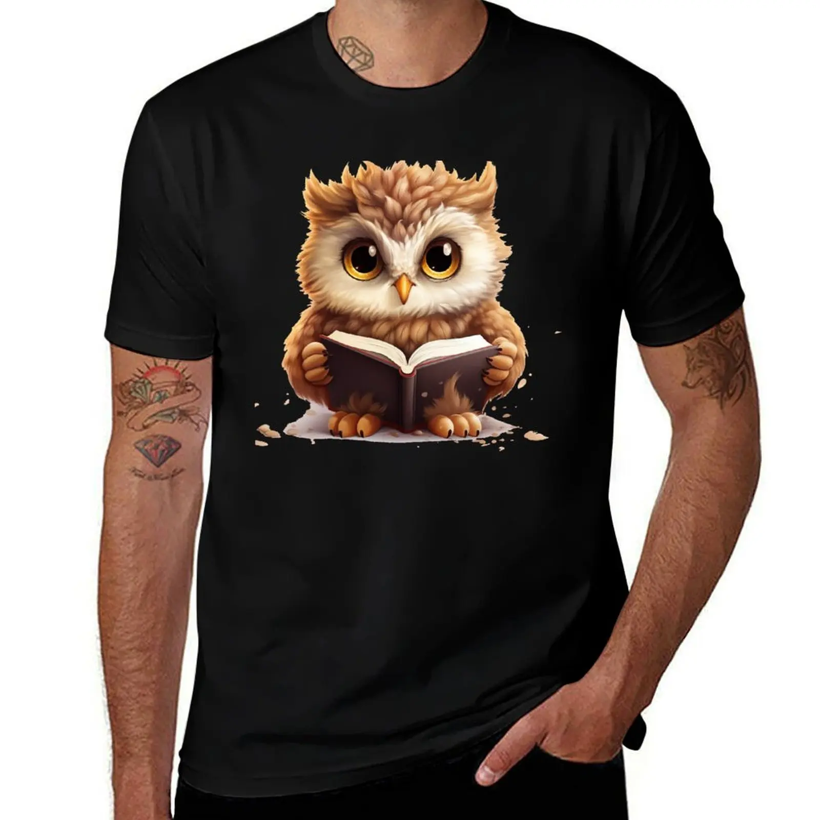 

Cute Owlet T-Shirt funny t shirts dark humor anime t shirts oversize anime tshirt T-Shirt