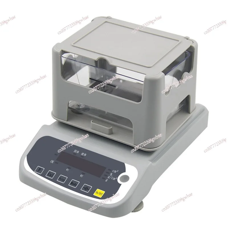 Electronic densitometer liquid specific gravity meter plastic rubber density tester