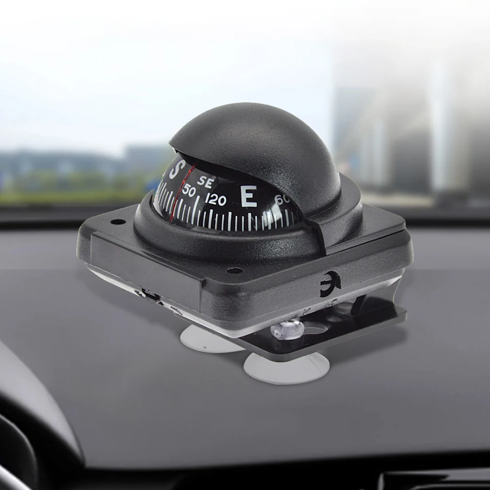 Navigation Magnetic Compass Multi-function Digital Marine Voyager Small Compass Guide Ball for Car Watercraft Boat Caravan Truck