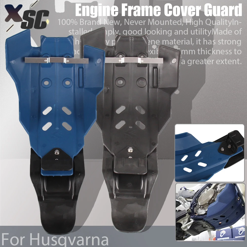 Motorcycle Engine Frame Protector Cover Guard Skid Plate For Husqvarna TC TE FC FE 250 300 TE250 FC250 TC250 250i 300i 2019 2022